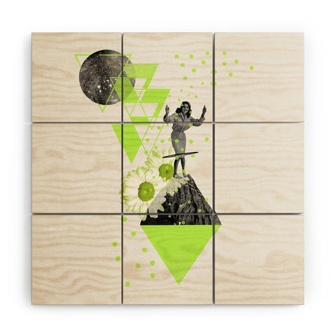 Ceren Kilic Hula Hoop Wood Wall Mural