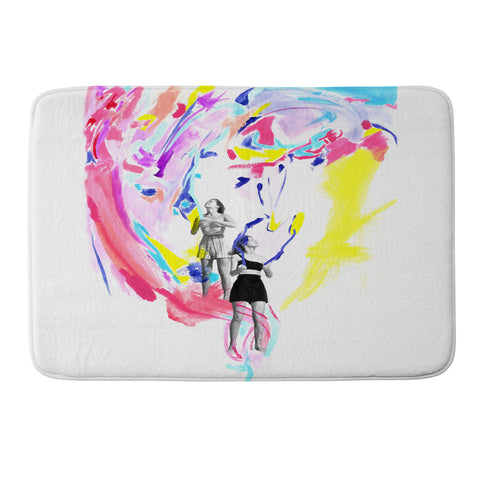Ceren Kilic I Had A Weird Dream Memory Foam Bath Mat