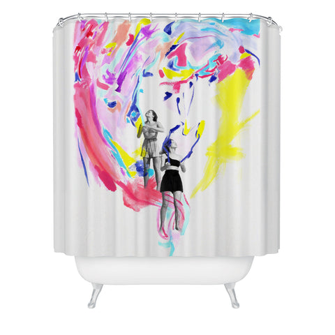 Ceren Kilic I Had A Weird Dream Shower Curtain