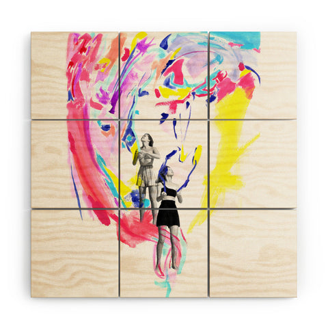 Ceren Kilic I Had A Weird Dream Wood Wall Mural