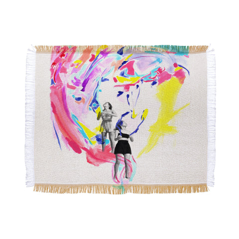 Ceren Kilic I Had A Weird Dream Throw Blanket