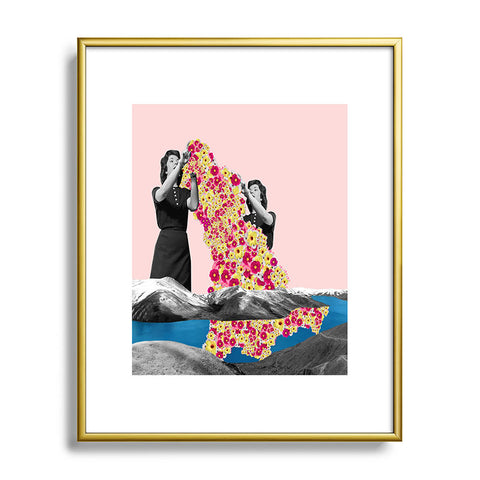 Ceren Kilic Illumination I Metal Framed Art Print