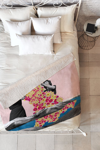 Ceren Kilic Illumination I Fleece Throw Blanket