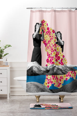 Ceren Kilic Illumination I Shower Curtain And Mat