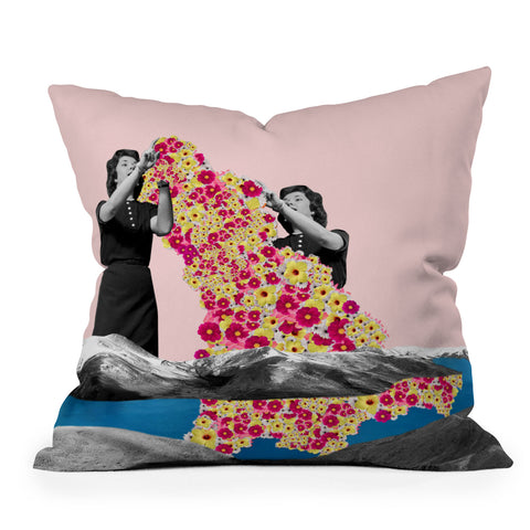 Ceren Kilic Illumination I Throw Pillow