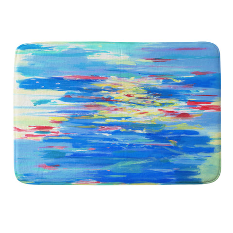 Ceren Kilic ISLAND WAVES Memory Foam Bath Mat
