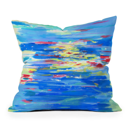 Ceren Kilic ISLAND WAVES Throw Pillow