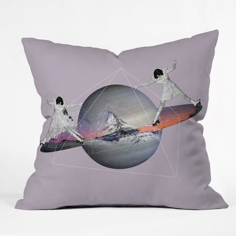 Ceren Kilic Magic Roller Outdoor Throw Pillow