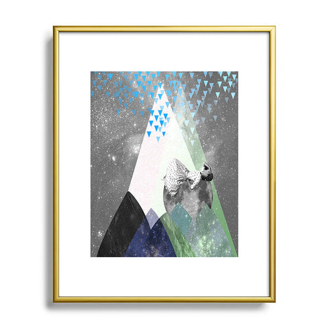 Ceren Kilic Rain I Metal Framed Art Print