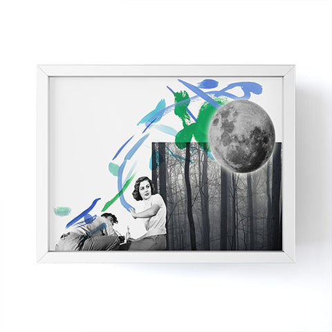 Ceren Kilic Stranger Framed Mini Art Print