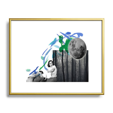Ceren Kilic Stranger Metal Framed Art Print