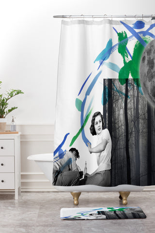 Ceren Kilic Stranger Shower Curtain And Mat