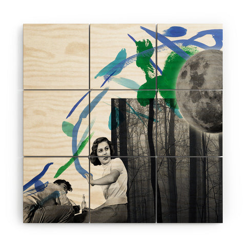 Ceren Kilic Stranger Wood Wall Mural