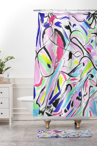 Ceren Kilic Summer Afternoon Shower Curtain And Mat