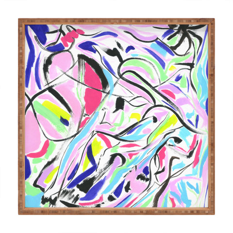 Ceren Kilic Summer Afternoon Square Tray