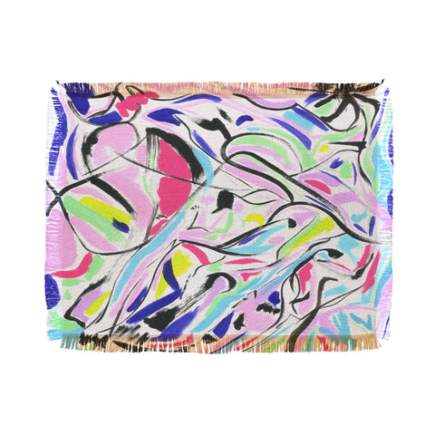 Ceren Kilic Summer Afternoon Throw Blanket