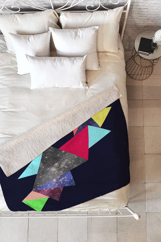 Ceren Kilic Surface 1 Fleece Throw Blanket