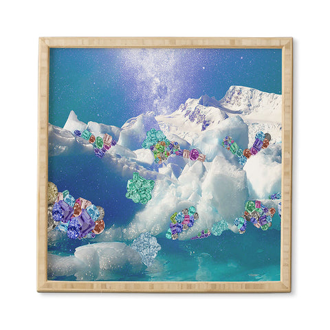 Ceren Kilic Winter Diamonds Framed Wall Art