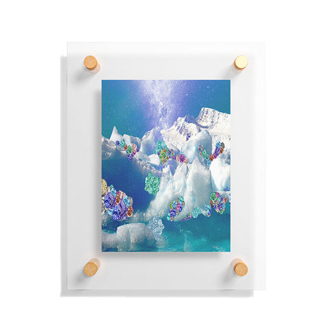 Ceren Kilic Winter Diamonds Floating Acrylic Print