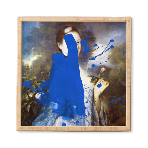 Chad Wys Blue Bomb Framed Wall Art