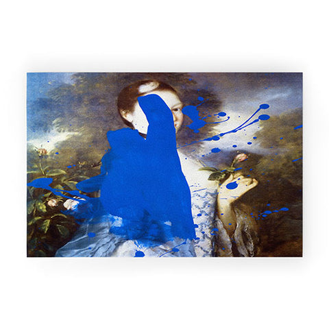 Chad Wys Blue Bomb Welcome Mat