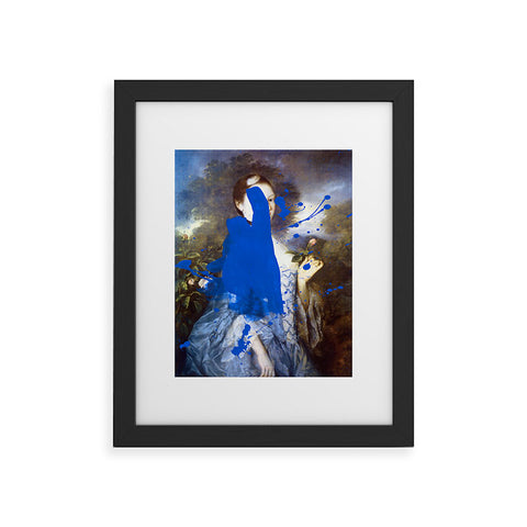 Chad Wys Blue Bomb Framed Art Print