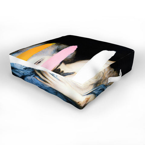 Chad Wys Brutalized Gainsborough 2 Outdoor Floor Cushion