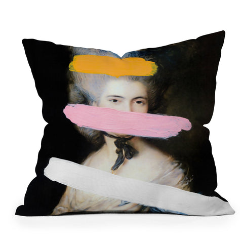 Chad Wys Brutalized Gainsborough 2 Throw Pillow