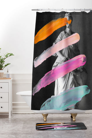 Chad Wys Castrophia Shower Curtain And Mat