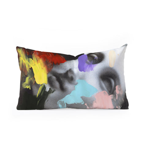 Chad Wys Composition 458 Oblong Throw Pillow