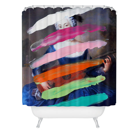 Chad Wys Composition 505 Shower Curtain