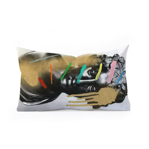 Chad Wys Composition 527 Oblong Throw Pillow