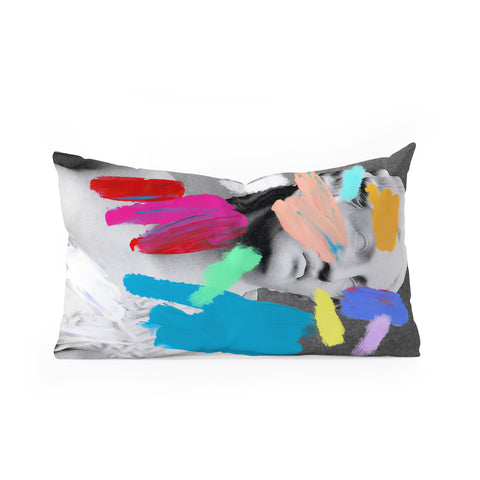 Chad Wys Composition 721 Oblong Throw Pillow