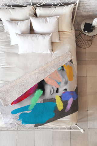 Chad Wys Composition 721 Fleece Throw Blanket