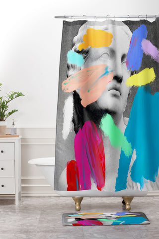 Chad Wys Composition 721 Shower Curtain And Mat