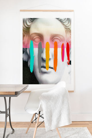 Chad Wys Composition on Panel 2 Art Print And Hanger