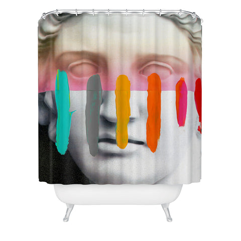 Chad Wys Composition on Panel 2 Shower Curtain