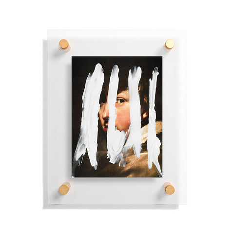 Chad Wys Untitled Finger Paint 2 Floating Acrylic Print
