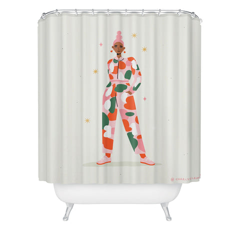 Charly Clements Be Unapologetically You Shower Curtain