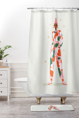 Charly Clements Be Unapologetically You Shower Curtain And Mat