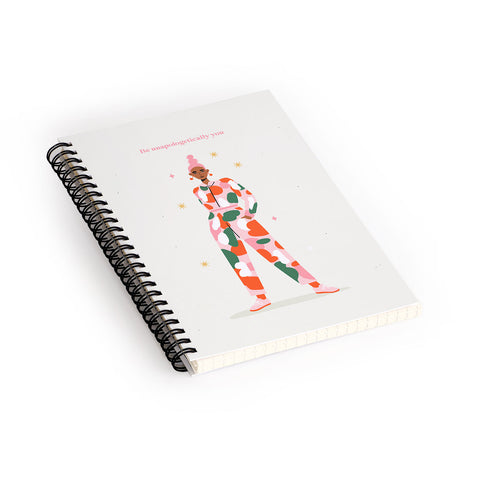 Charly Clements Be Unapologetically You Spiral Notebook