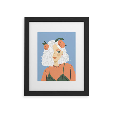 Charly Clements Clementine Girl Framed Art Print