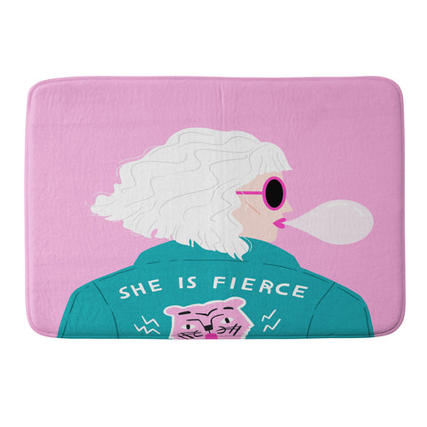Charly Clements Disco Diva Memory Foam Bath Mat