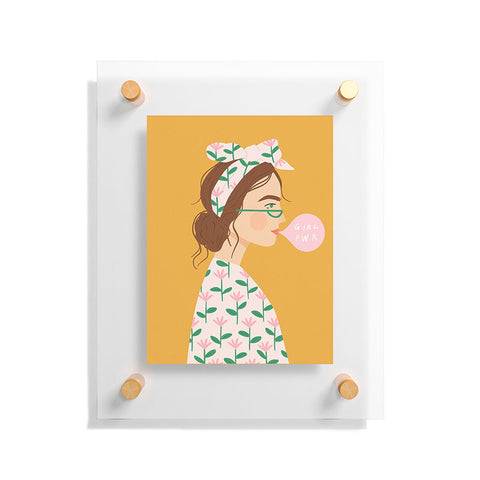 Charly Clements Girl Power I Floating Acrylic Print