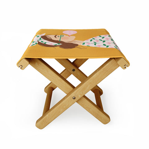 Charly Clements Girl Power I Folding Stool