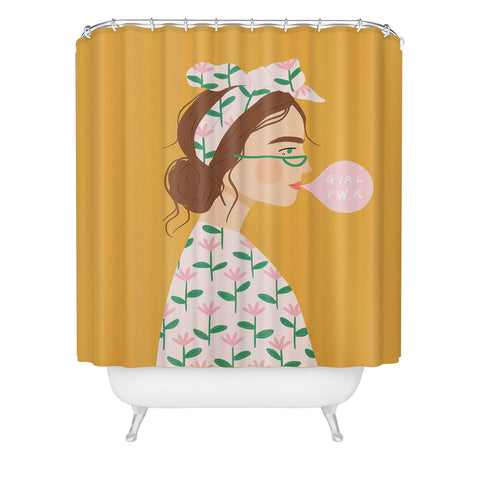 Charly Clements Girl Power I Shower Curtain