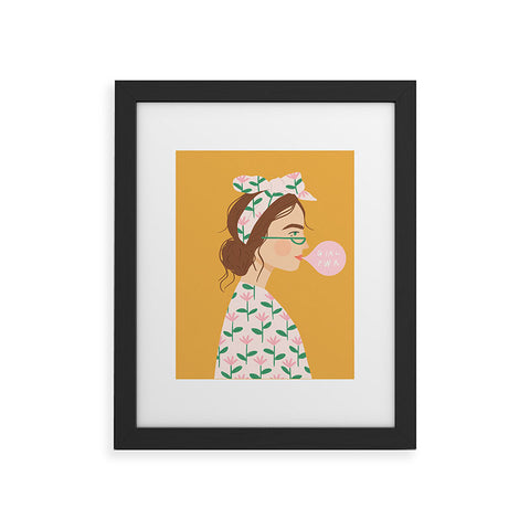 Charly Clements Girl Power I Framed Art Print