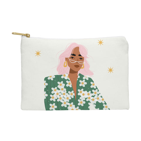 Charly Clements Strike a Pose Pink and Green Palette Pouch