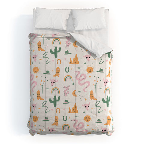 Charly Clements Wild West Pattern Comforter
