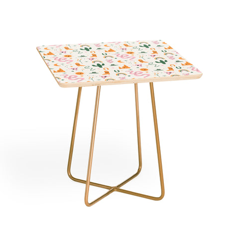 Charly Clements Wild West Pattern Side Table